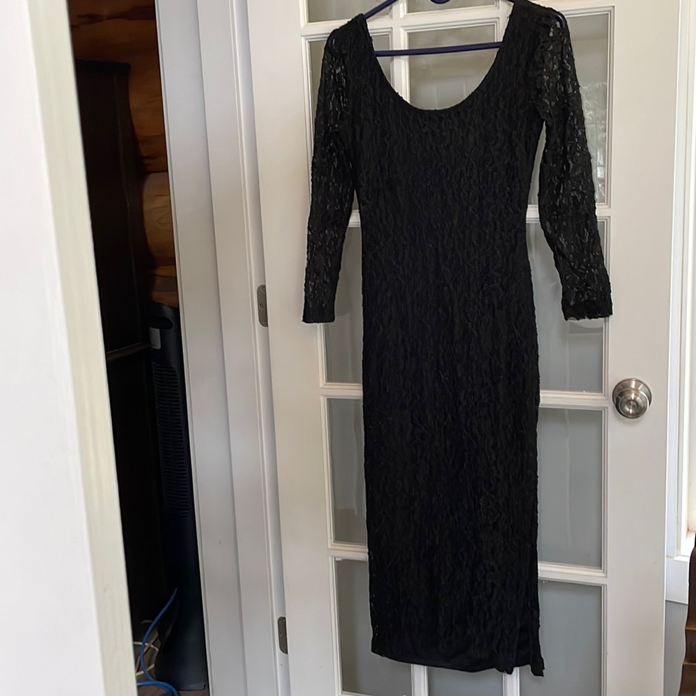 Black Lace Maxi , size 5